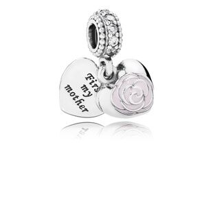 Pandora - Mothers Rose Dangle Charm
